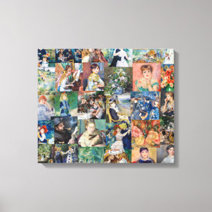 Pierre-Auguste Renoir - Masterpieces Patchwork Canvas Print