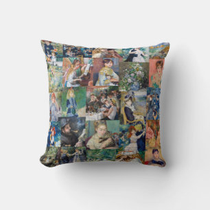 Pierre-Auguste Renoir - Masterpieces Patchwork Cushion