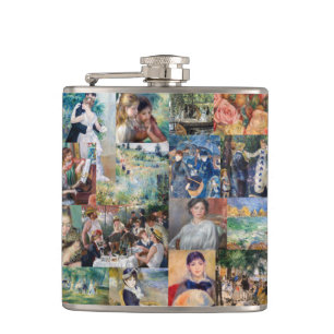 Pierre-Auguste Renoir - Masterpieces Patchwork Hip Flask