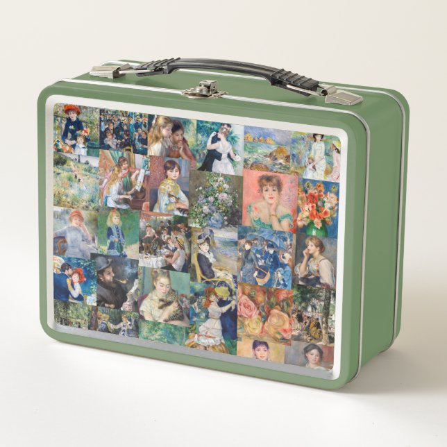 Pierre-Auguste Renoir - Masterpieces Patchwork Metal Lunch Box (Front)