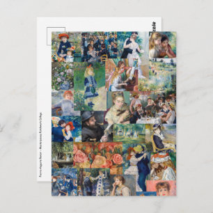 Pierre-Auguste Renoir - Masterpieces Patchwork Postcard