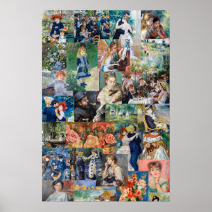 Pierre-Auguste Renoir - Masterpieces Patchwork Poster
