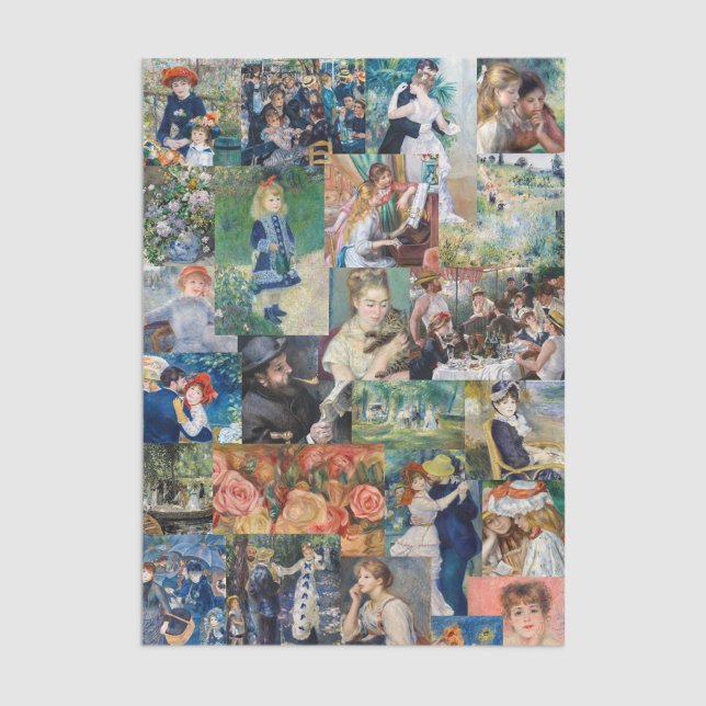 Pierre-Auguste Renoir - Masterpieces Patchwork Tissue Paper (Creator Uploaded)