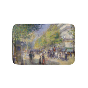 Pierre-Auguste Renoir - Paris, Grands Boulevards Bath Mat