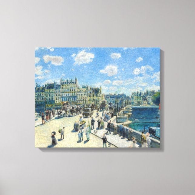 Pierre-Auguste Renoir - Paris, Pont-Neuf Canvas Print (Front)