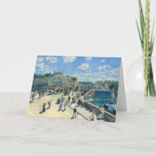 Pierre-Auguste Renoir - Paris, Pont-Neuf Card