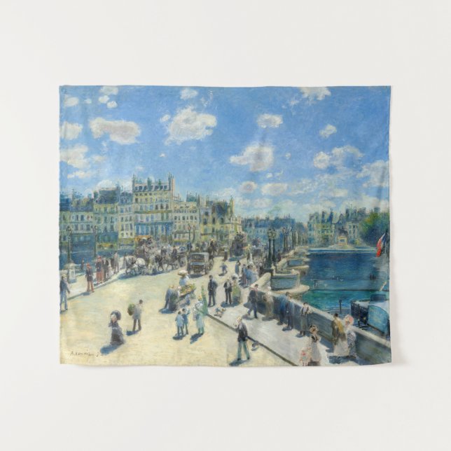 Pierre-Auguste Renoir - Paris, Pont-Neuf Tapestry (Front (Horizontal))