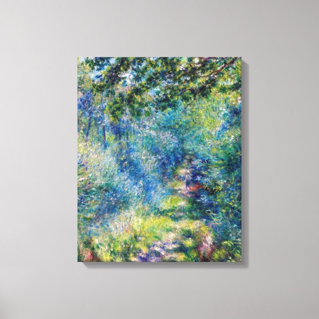 Pierre-Auguste Renoir - Path in the Forest Canvas Print (Front)