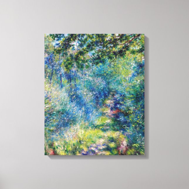 Pierre-Auguste Renoir - Path in the Forest Canvas Print (Front)