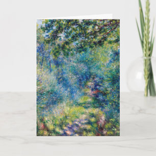 Pierre-Auguste Renoir - Path in the Forest Card