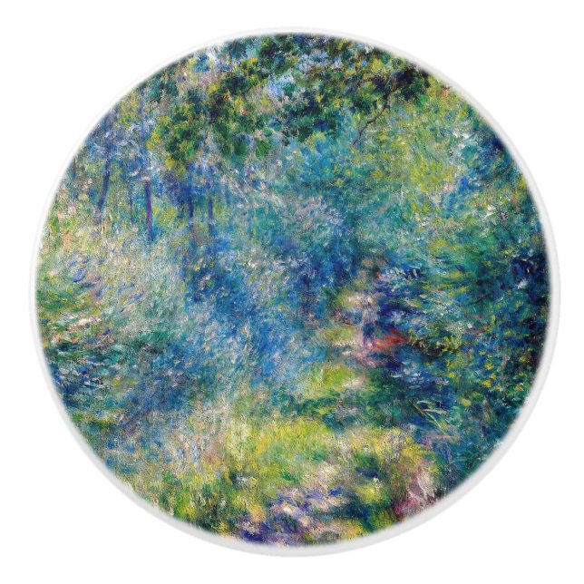 Pierre-Auguste Renoir - Path in the Forest Ceramic Knob (Front)