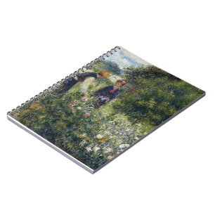 Pierre-Auguste Renoir- Picking Flowers Spiral Notebook