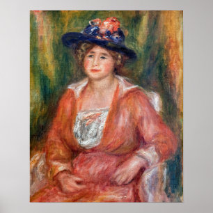 Pierre-Auguste Renoir - Portrait of Seated Woman Poster