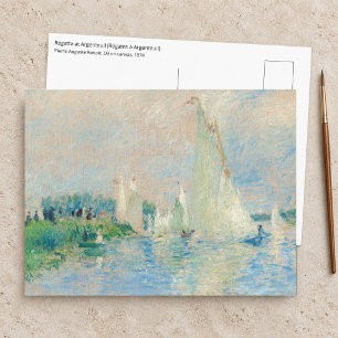 Pierre-Auguste Renoir - Regatta at Argenteuil Postcard