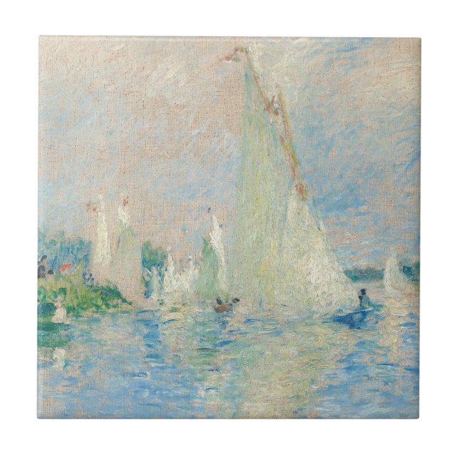 Pierre-Auguste Renoir - Regatta at Argenteuil Tile (Front)