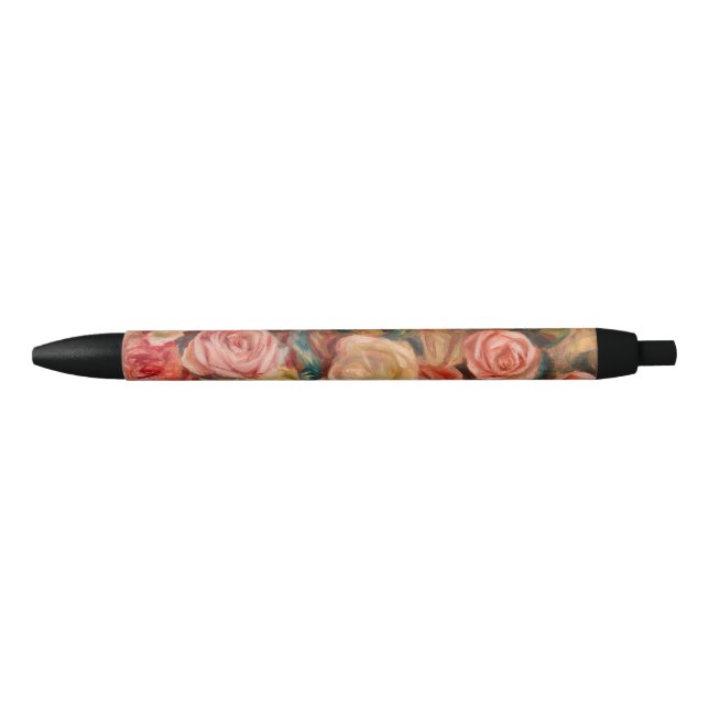 Pierre-Auguste Renoir - Roses Black Ink Pen (Front)