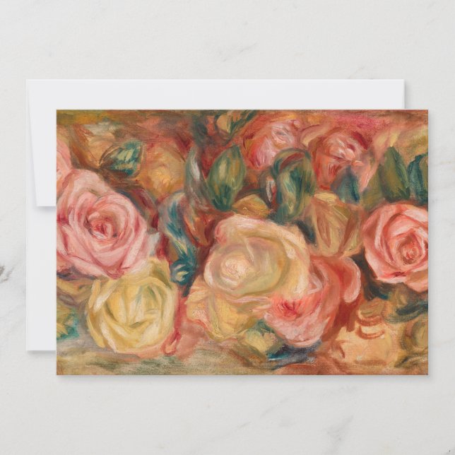 Pierre-Auguste Renoir - Roses Invitation (Front)