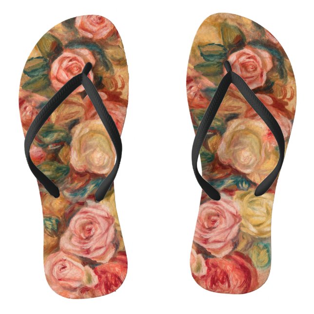 Pierre-Auguste Renoir - Roses Jandals (Footbed)