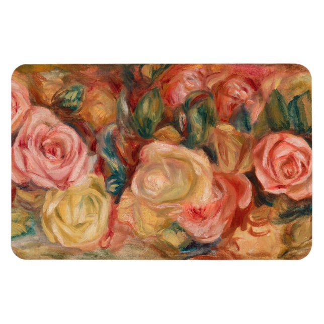 Pierre-Auguste Renoir - Roses Magnet (Horizontal)