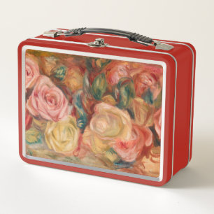 Pierre-Auguste Renoir - Roses Metal Lunch Box