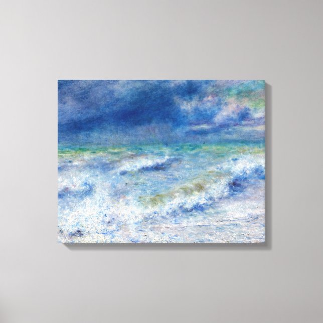 Pierre-Auguste Renoir - Seascape Canvas Print (Front)