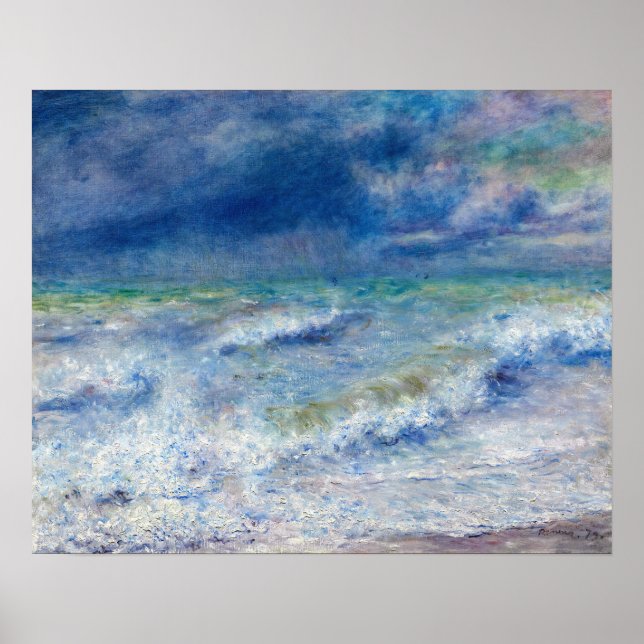 Pierre-Auguste Renoir - Seascape Poster (Front)