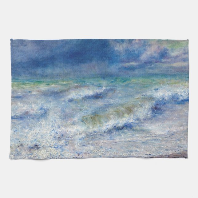 Pierre-Auguste Renoir - Seascape Tea Towel (Horizontal)