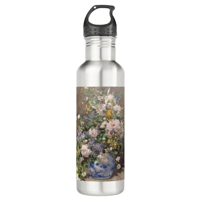 Pierre-Auguste Renoir Spring Bouquet     710 Ml Water Bottle (Front)