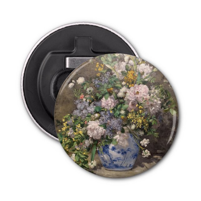 Pierre-Auguste Renoir Spring Bouquet     Bottle Opener (Front)
