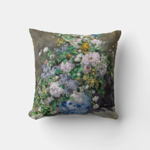 Pierre-Auguste Renoir - Spring Bouquet Cushion