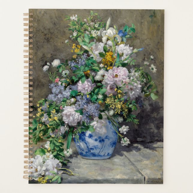 Pierre-Auguste Renoir - Spring Bouquet Planner (Front)