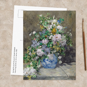 Pierre-Auguste Renoir - Spring Bouquet Postcard
