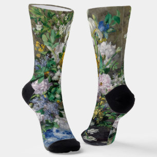 Pierre-Auguste Renoir - Spring Bouquet Socks