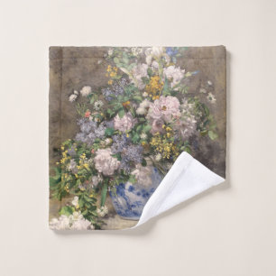 Pierre-Auguste Renoir Spring Bouquet     Wash Cloth