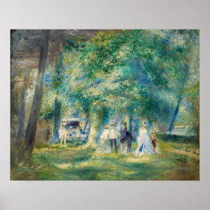 Pierre-Auguste Renoir - The Party at Saint-Cloud Poster