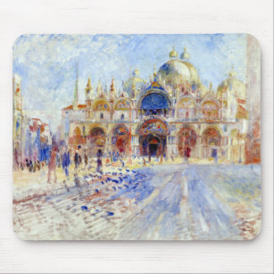 Pierre Auguste Renoir The Piazza San Marco, Venice Mouse Pad