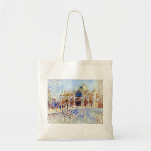Pierre Auguste Renoir The Piazza San Marco, Venice Tote Bag