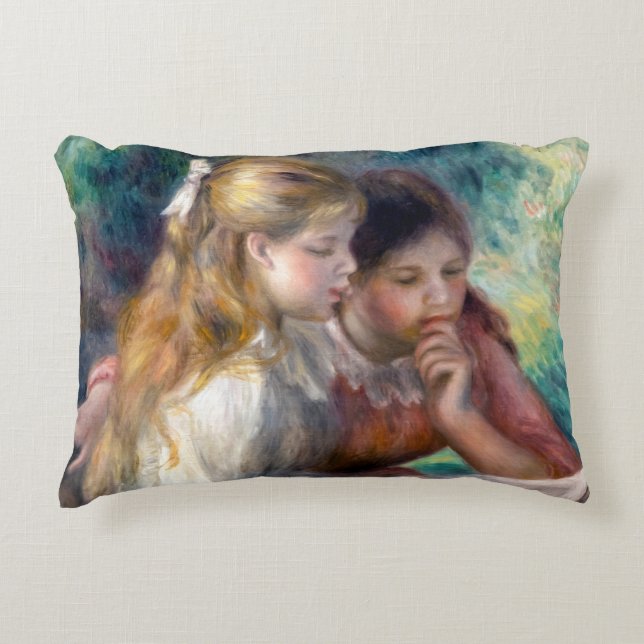 Pierre-Auguste Renoir - The Reading Decorative Cushion (Front)