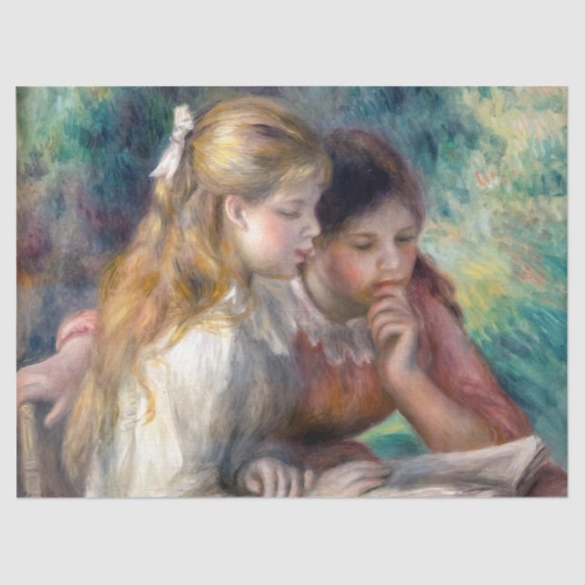 Pierre-Auguste Renoir - The Reading Tissue Paper (Front)