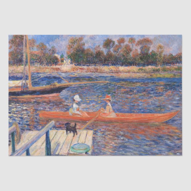 Pierre-Auguste Renoir - The Seine at Argenteuil Tissue Paper (Front)