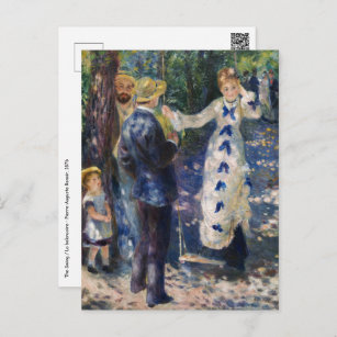 Pierre-Auguste Renoir - The Swing Postcard