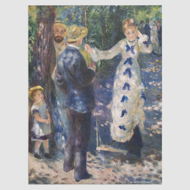 Pierre-Auguste Renoir - The Swing Tissue Paper (Creator Uploaded)