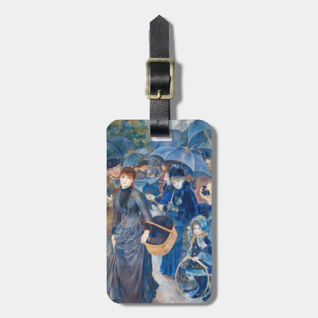 Pierre-Auguste Renoir - The Umbrellas Luggage Tag (Front Vertical)