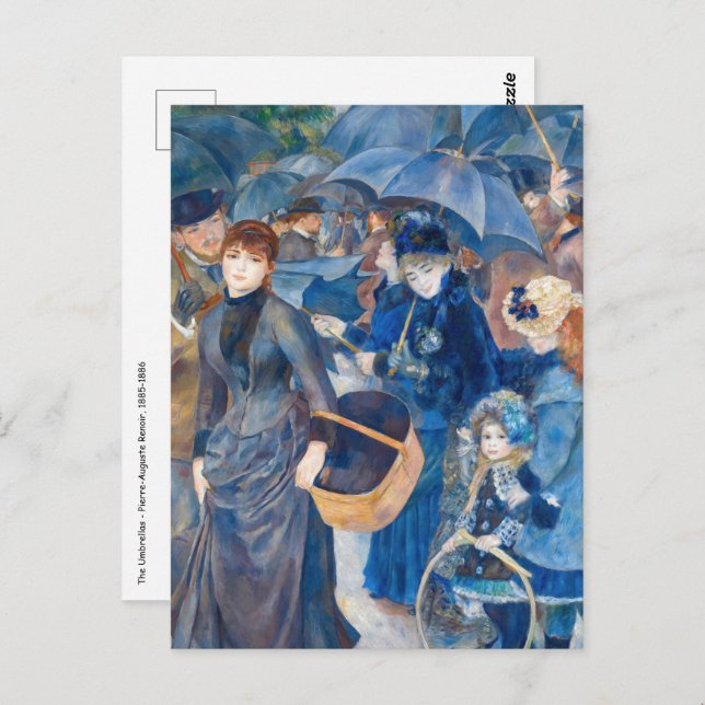 Pierre-Auguste Renoir - The Umbrellas Postcard (Front/Back)