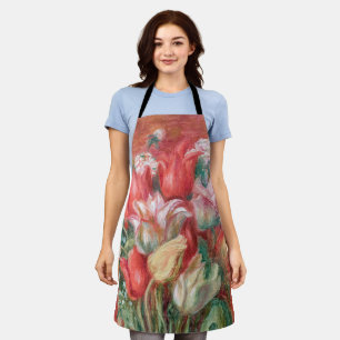 Pierre-Auguste Renoir - Tulip Bouquet Apron