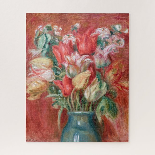 Pierre-Auguste Renoir - Tulip Bouquet Jigsaw Puzzle (Vertical)