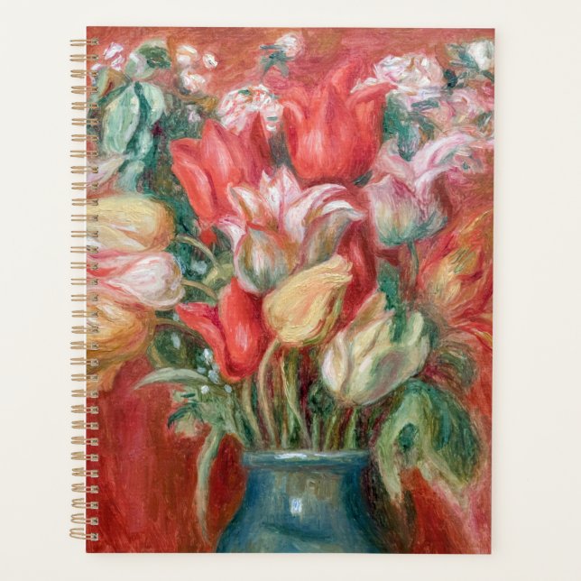 Pierre-Auguste Renoir - Tulip Bouquet Planner (Front)