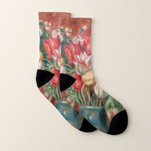 Pierre-Auguste Renoir - Tulip Bouquet Socks