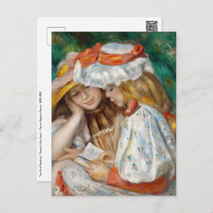 Pierre-Auguste Renoir - Two Girls Reading Postcard