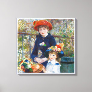 Pierre-Auguste Renoir Two sisters CC0401 Canvas Print